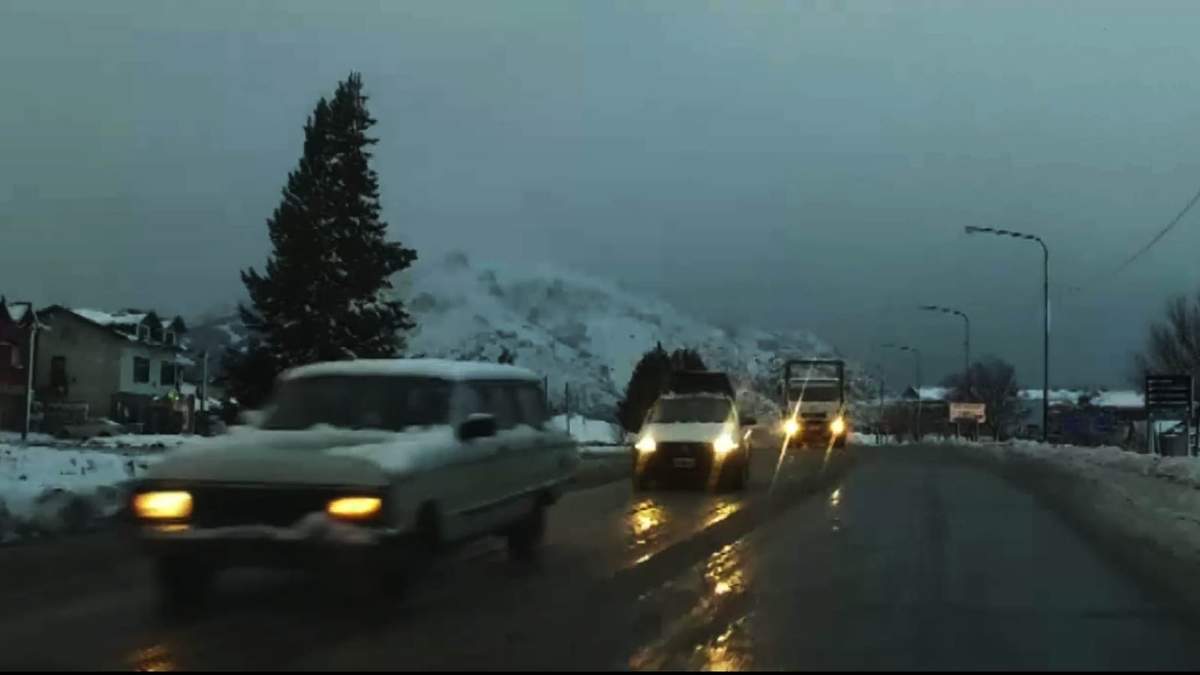 Nevadas en Río Negro. Fuente: (Facebook)