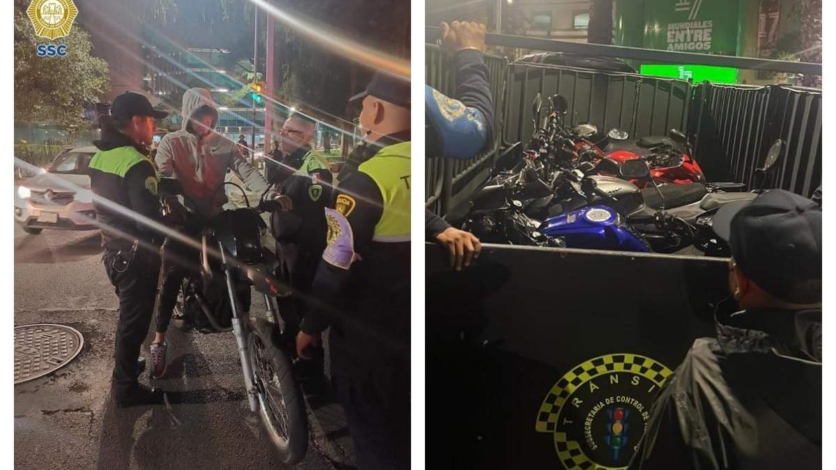 Rodada del Terror, detenidos y motos enviadas al corralón