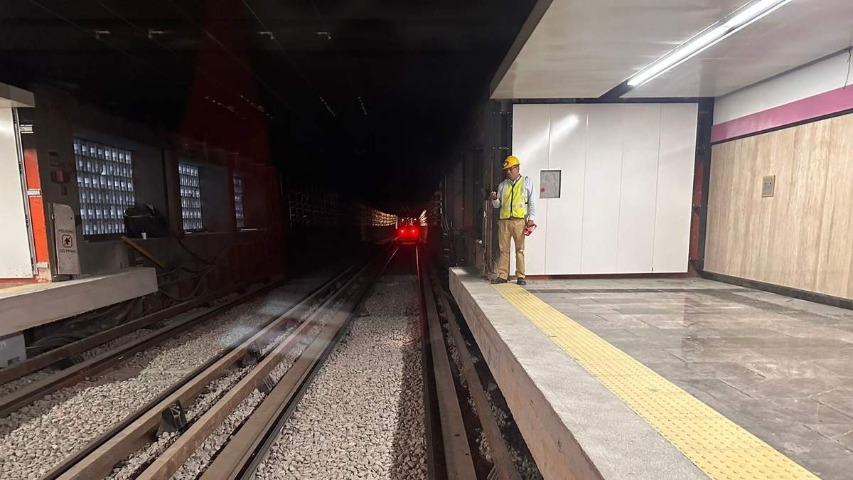 Entrega de obra civil del primer tramo de la Línea 1 del Metro