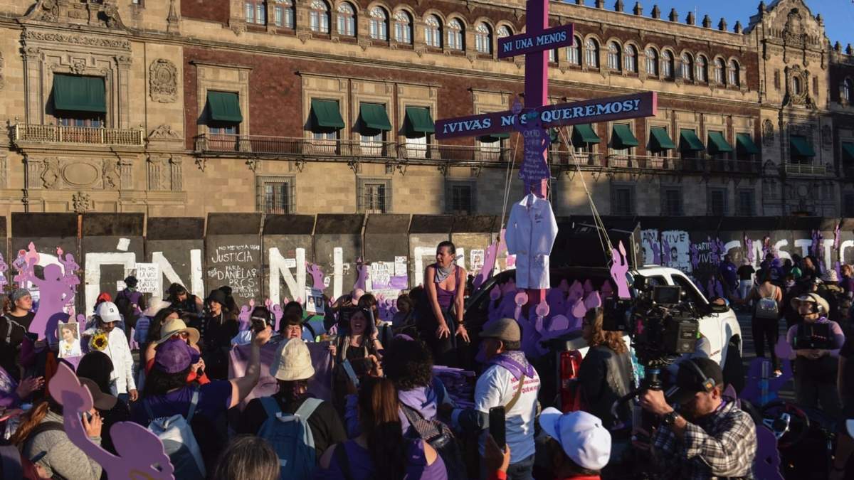 Marcha feminista en la CDMX