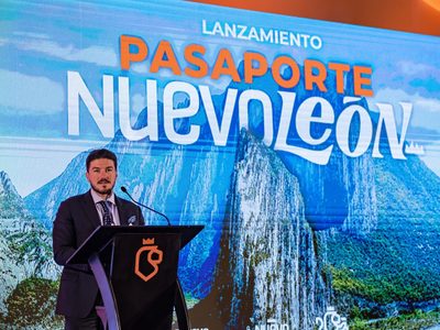 Lanzan Samuel y Mariana ‘pasaporte nuevo león’ rumbo al mundial 2026