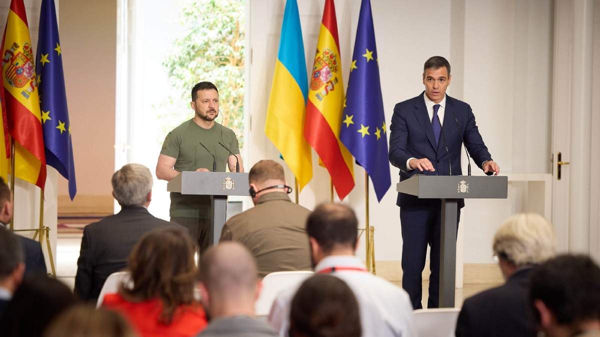 Zelenski y Sánchez