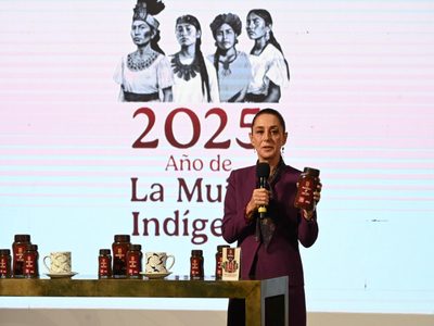 Sheinbaum presenta el Café Bienestar: "es comercio justo para beneficio del pueblo”