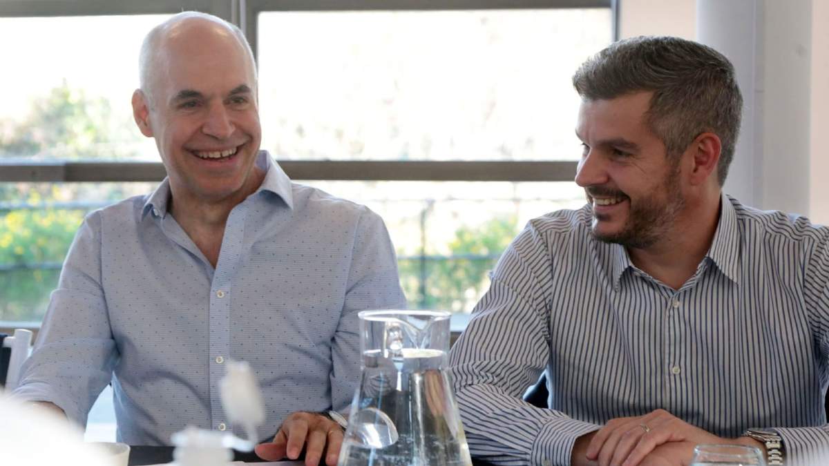 Horacio Rodríguez Larreta y Marcos Peña. (Fuente: Twitter)