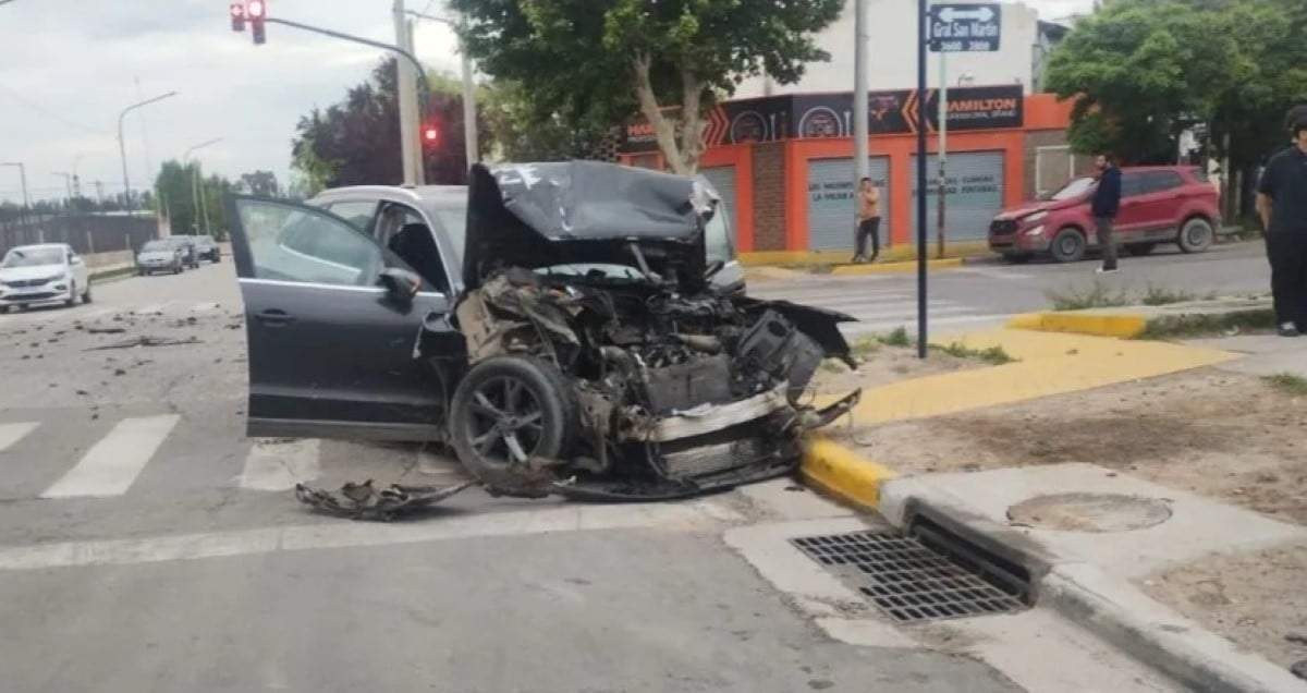 Accidente de tránsito. Fuente: (Canal 7)