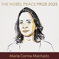 La venezolana Corina Machado fue galardonada con el Premio Nobel de la Paz