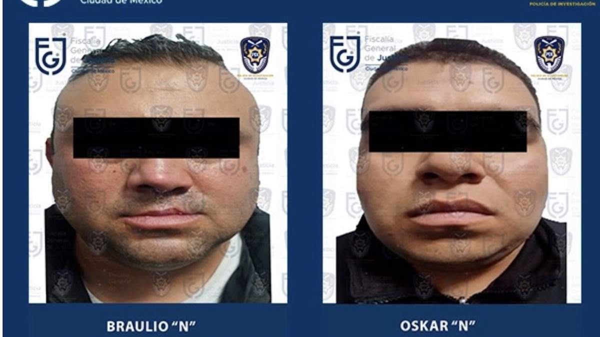 Braulio y Óskar, los detenidos