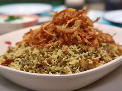 Arroz mejadra: una receta típica de Medio Oriente que sorprende, deliciosa y muy fácil de preparar