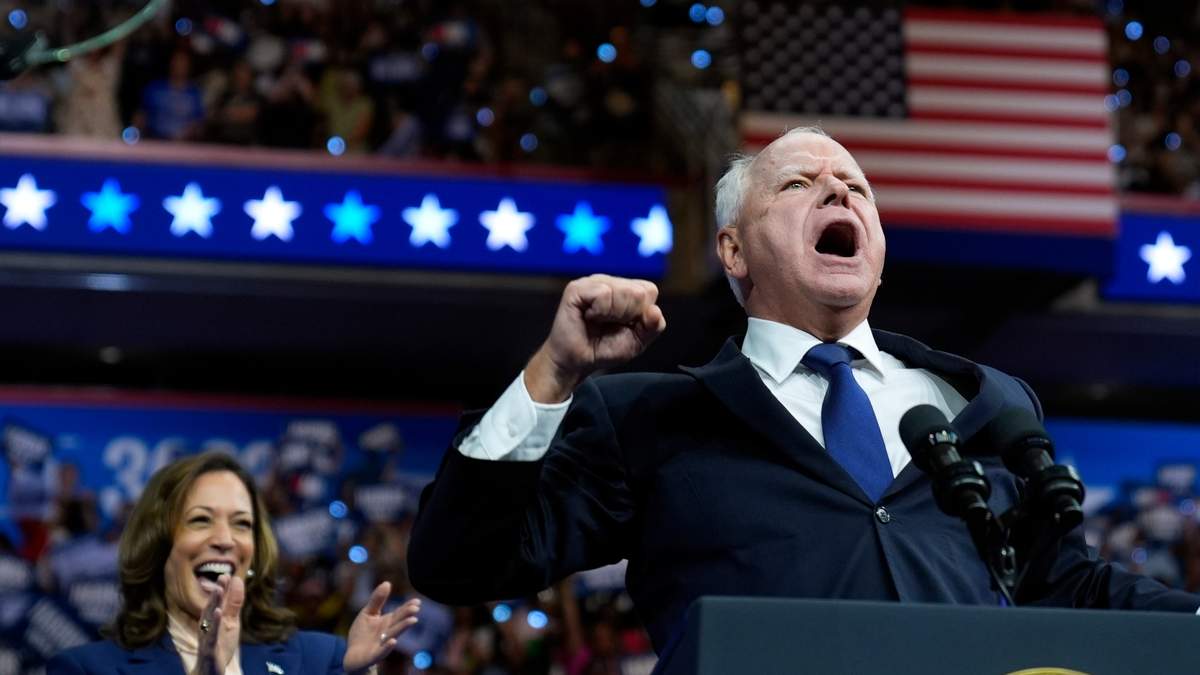 Kamala Harris y Tim Walz