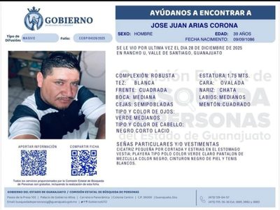 Buscan ahora a padre de un joven desaparecido por militares en Valle de Santiago
