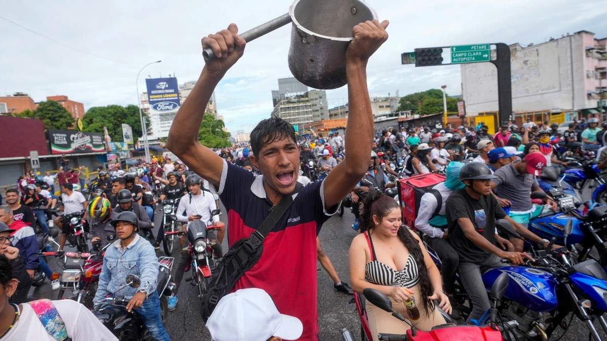 Protestas este lunes en Caracas