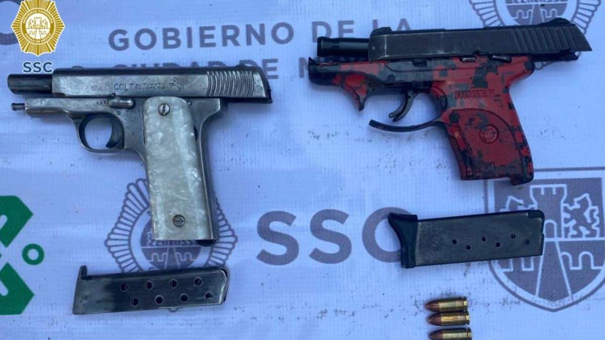 Armas incautadas