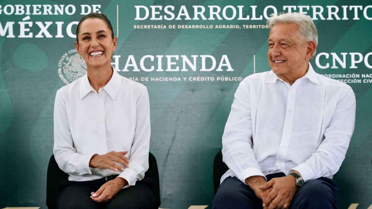 Claudia Sheinbaum y Andrés Manuel López Obrador