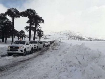 Las rutas del sur de Neuquén sin mantenimiento por una protesta de trabajadores viales
