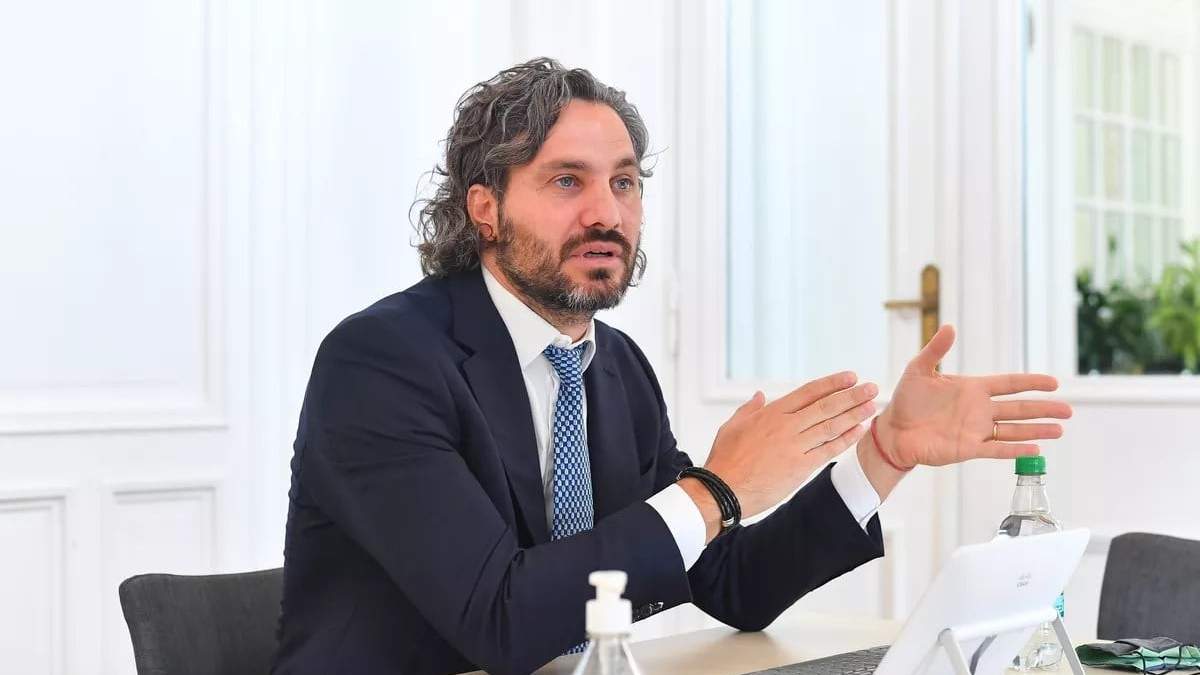 Santiago Cafiero, ministro de Relaciones Exteriores, Comercio Internacional y Culto. Fuente: (Twitter)