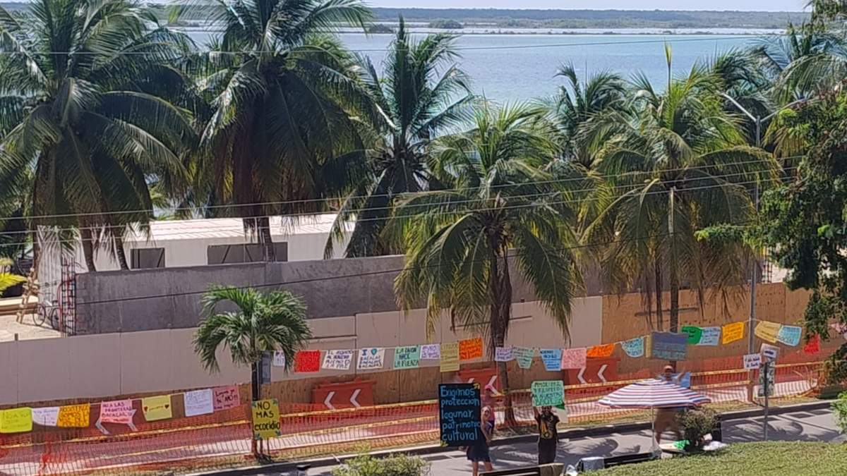 Obra detenida