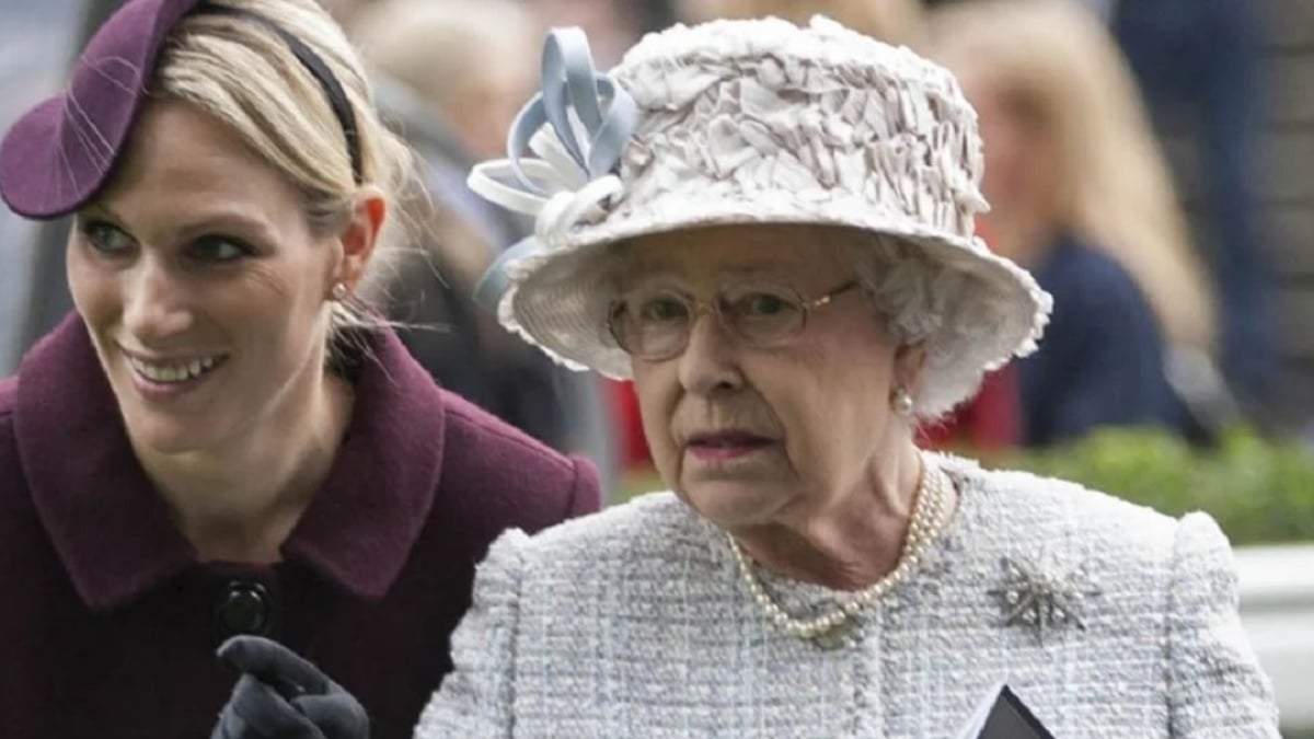 La reina Isabel II y Zara Tindall. Fuente: (Instagram)
