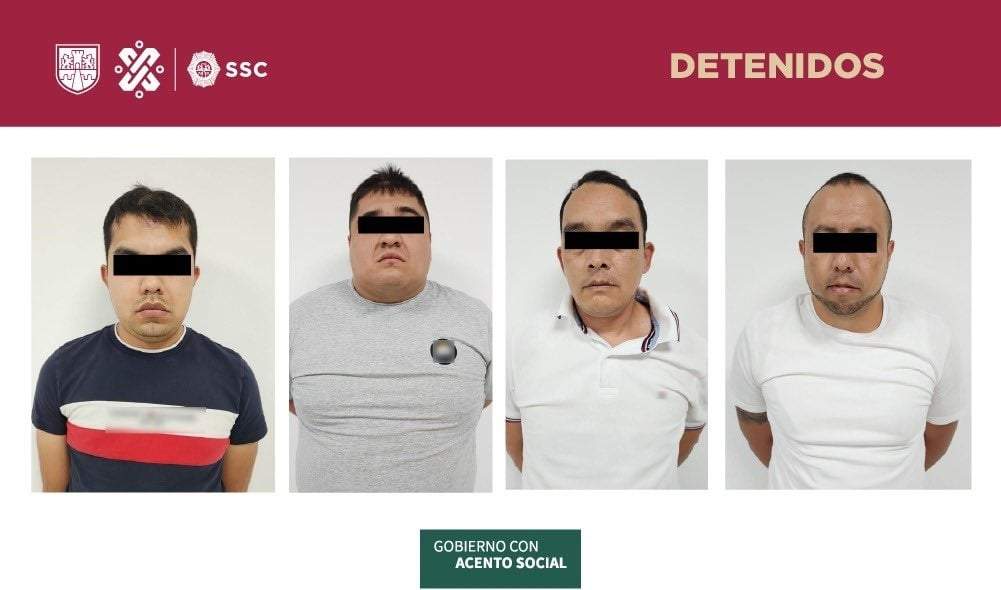 Sujetos detenidos por robo a casa habitación