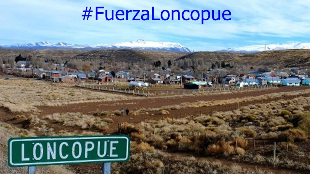 #FuerzaLoncopue. Fuente: (Facebook)