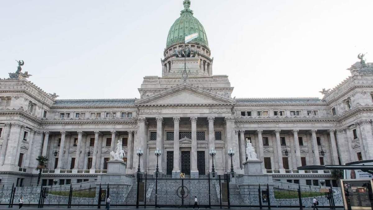 Edificio del Congreso de la Nación. Fuente: (Infobae)