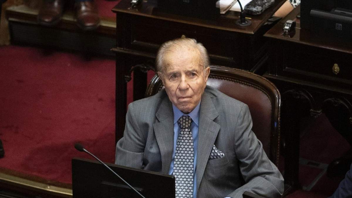 Carlos Menem, expresidente de la Nación. Fuente: (Twitter)