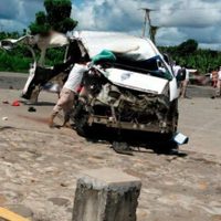 Tres migrantes mueren en accidente carretero en Chiapas