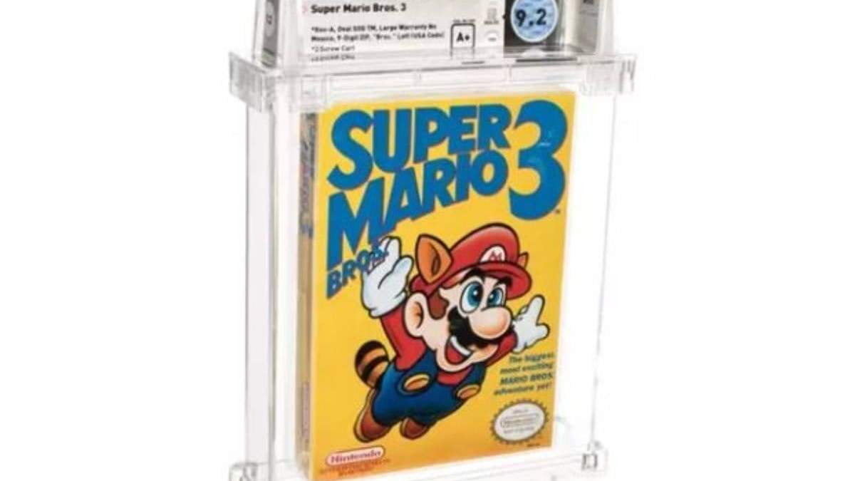 Variante sellada de Super Mario Bros. 3 para NES, de 1990 - HERITAGE AUCTIONS - Archivo