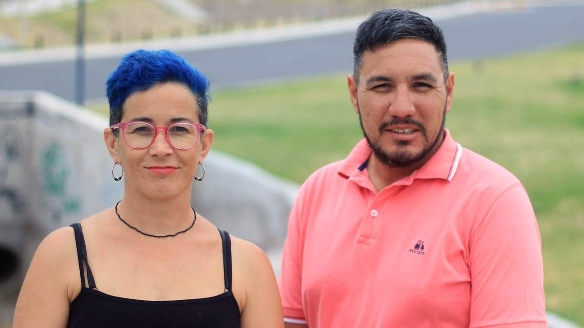 Lorena Marino y Damián Peñiñori. Fuente: (Twitter)