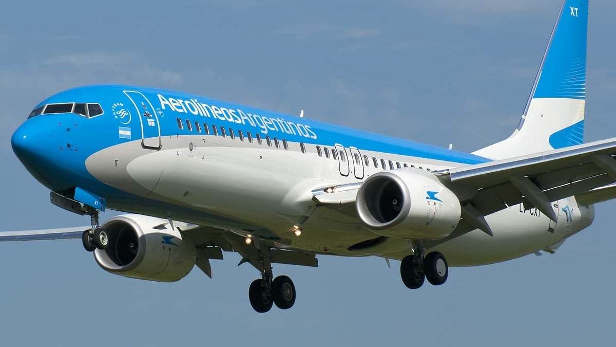 Aerolíneas Argentinas. Fuente: (Twitter)