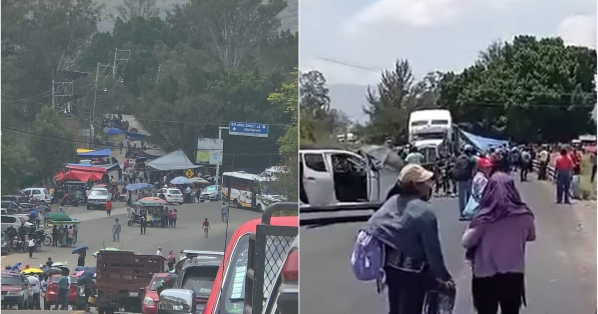 Bloqueos carreteros del SNTE sitian la capital de Oaxaca | Proceso