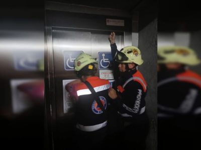 Tres adultos mayores quedan atrapados en elevador de la estación Zapata de la Línea 3 del Metro