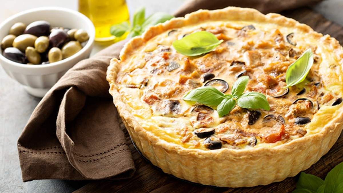 Tarta de verduras sin harina. Fuente: (Instagram)