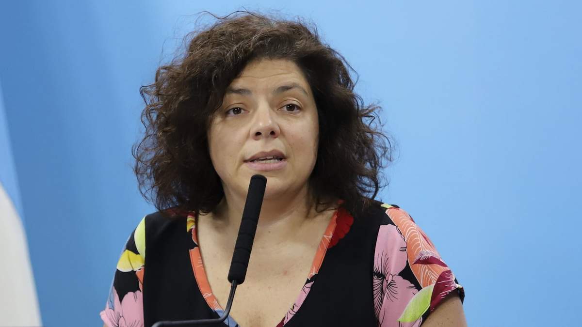 La ministra de Salud, Carla Vizzotti. Fuente: (Twitter)
