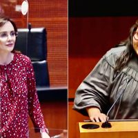 Así se enfrentaron Lilly Téllez y Citlalli Hernández en la tribuna del Senado (Video)