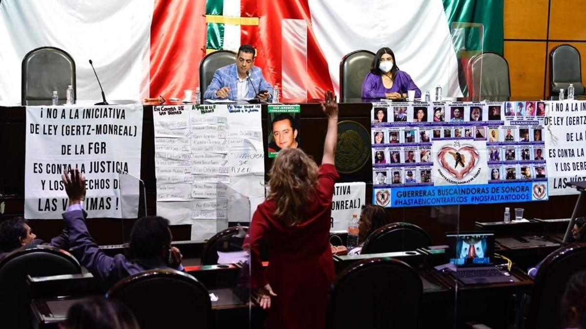 Sesión en la Comisión de Justicia de la Cámara de Diputados