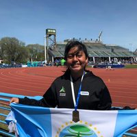 La atleta zapalina, Giulana Baigorria, salió campeona argentina en Misiones