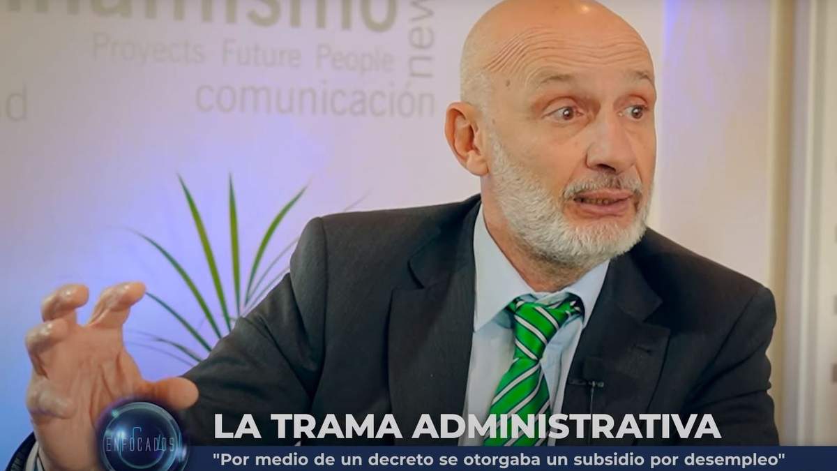 El fiscal jefe, Pablo Vignaroli en Enfocados TV. Fuente: (Enfocados TV)