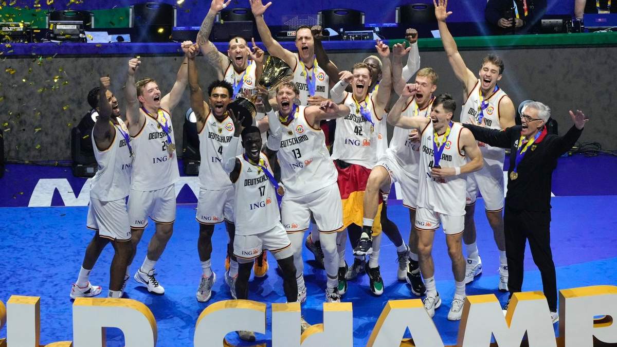Alemania festeja su primer campeonato mundial de basquetbol