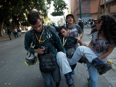 La ONU confirma 5 muertos y 10 periodistas heridos en Venezuela