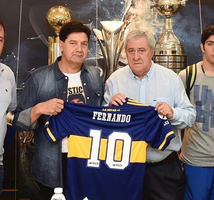 Jorge Ameal y Silvino Báez. Fuente: (Twitter).
