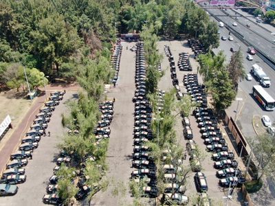 Naucalpan recibe 250 nuevas patrullas para tareas de vigilancia