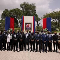 Comenzaron los funerales oficiales por el magnicidio en Haití: así despiden a Jovenel Moise