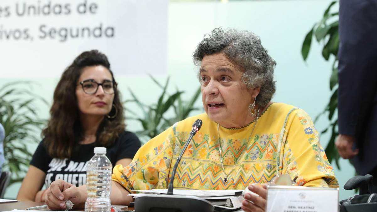 La priista Beatriz Paredes, en el debate de la comisión