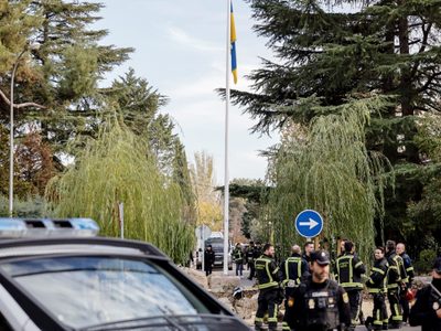 Estalla carta bomba en la embajada de Ucrania en Madrid