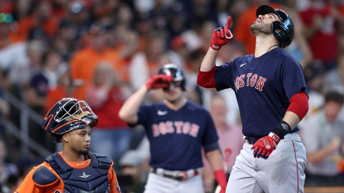Los Medias Rojas en el segundo partido de la Serie de Campeonato