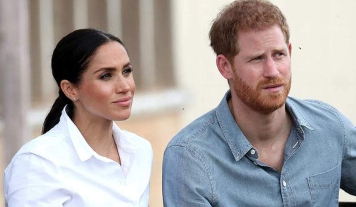 Meghan Markle y Harry. Fuente: (Twitter)