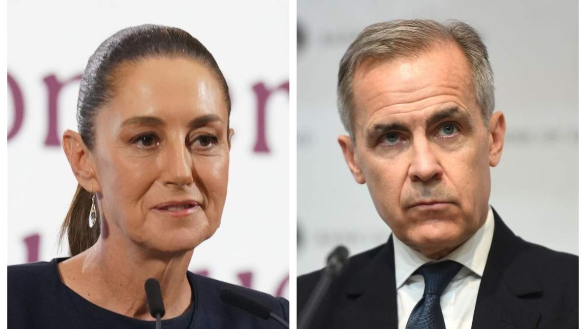 Claudia Sheinbaum y Mark Carney