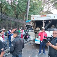 Peregrinos sufren accidente en Constituyentes tras visitar la Basílica de Guadalupe