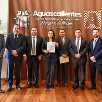 Mexstamp anuncia a gobernadora Tere Jiménez inversión por 70 millones en Aguascalientes
