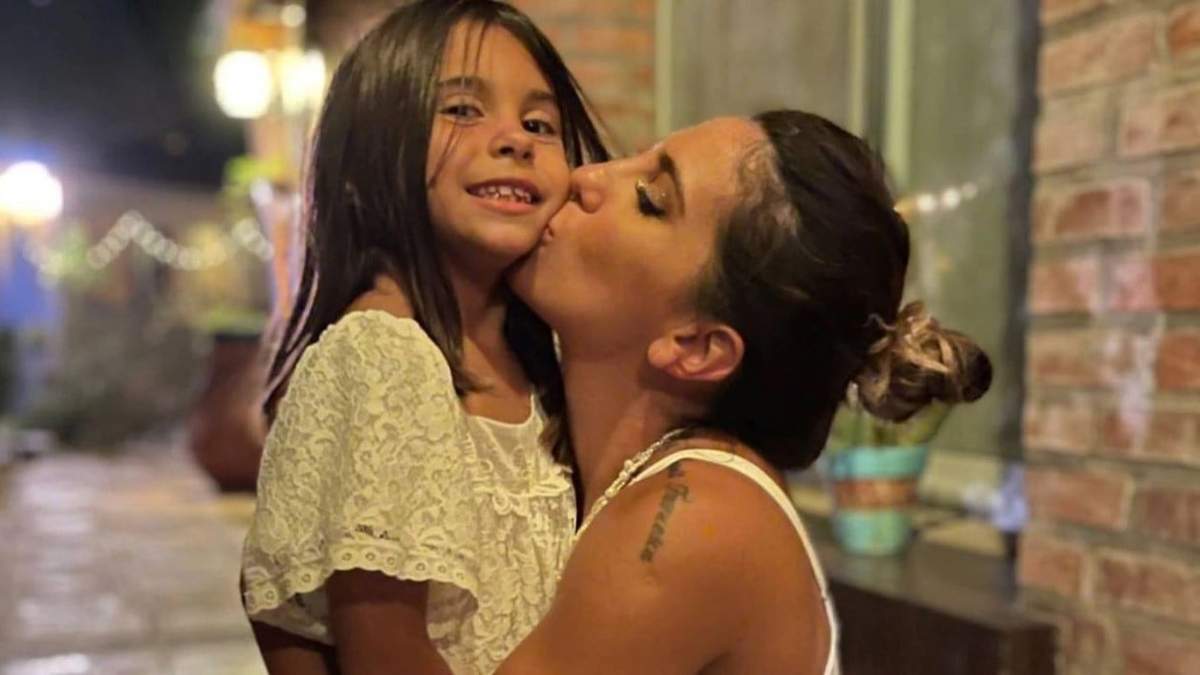 Cinthia Fernández y su hija Francesca. Fuente: (Instagram)